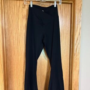 Crossover Flared Leggings - Size M